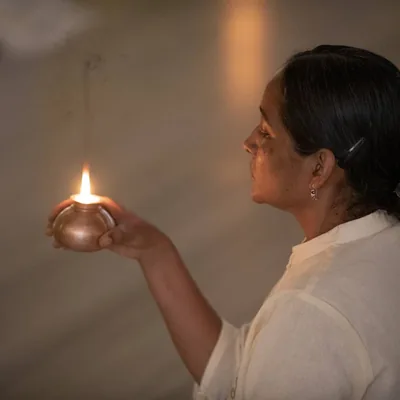 Sacred Consecrated Dhyana Lamp