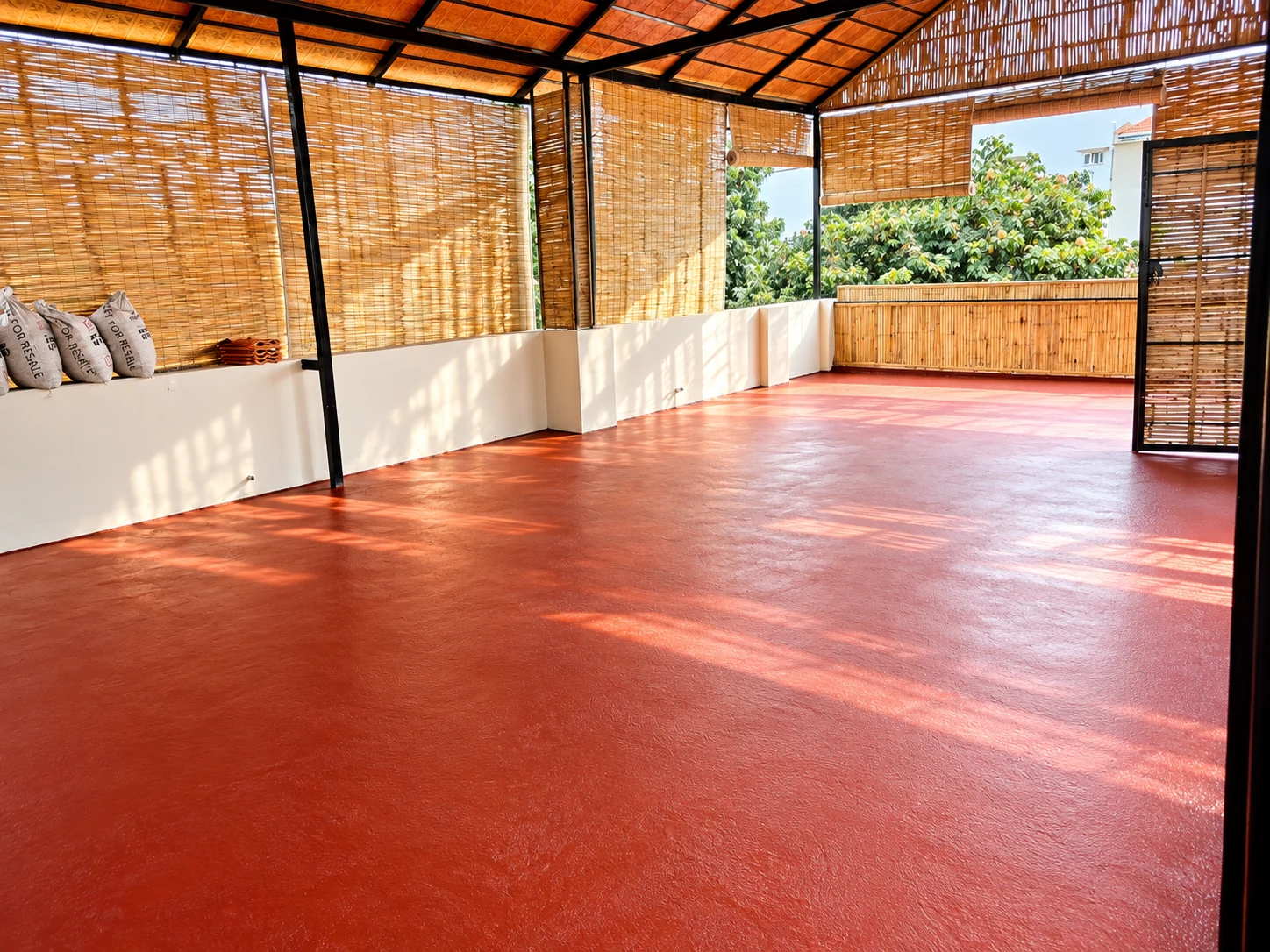 Natural Light and Earth Floor