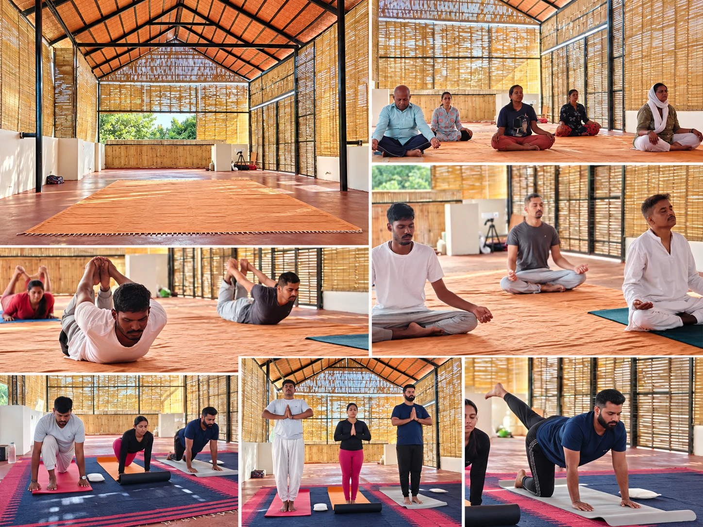 Seekers Immersed in Sadhana